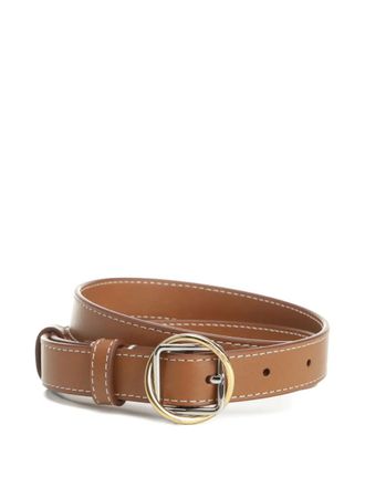 Jacquemus The Salon leather belt - unisex - Calf Leather - 70 - Brown