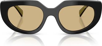 Prada Sunglasses Prd02 S 03 K10 R Black/Yellow Women