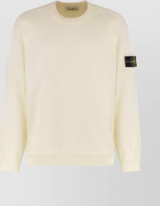 Stone Island cotton ribbed-knit jumper