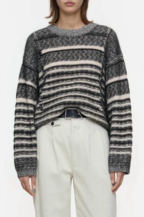 Closed Alpaca Mix Jacquard Jumper In Multi Color