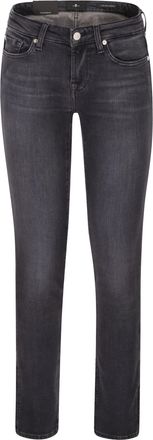 7 For All Mankind R&ouml;hrenjeans mit niedrigem Bund