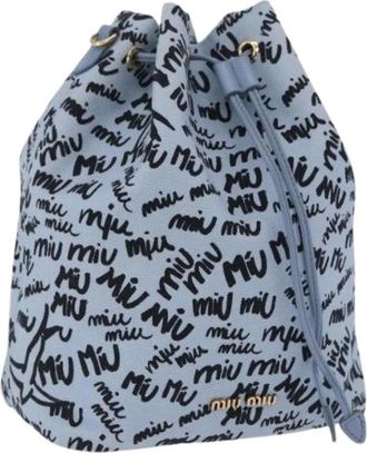 Miu Miu Pouch Pre-owned - - Pre-owned - Donna - Blu - ONE SIZE