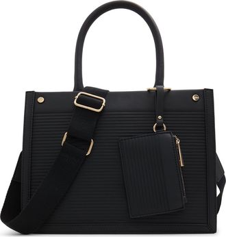 Aldo Daspiass Faux Leather Satchel in Black at Nordstrom