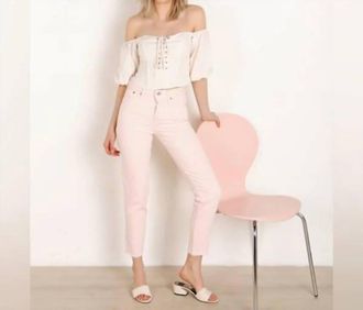 Levi's Womens Premium Wedgie Icon Fit Jeans In Creole Pink