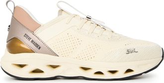 Steve Madden Womens Surge Low Top Trainers in Coconut Mlk/Gld - Cream - Size UK 7