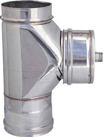 Made in Italy M&oacute;dulo De Inspecci&oacute;n Para Conductos De Humo &Oslash; 120 Mm