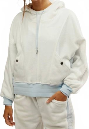 Free People Womens Snow Day Hoodie In White