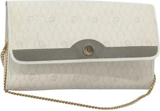 Dior Pre-owned Clutches, female, White, Size: ONE SIZE Pre-owned Plastic Shoulder Bag