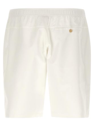 Brunello Cucinelli Mens White Polyester Bermuda Shorts