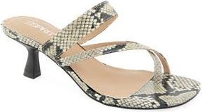 Esprit Elian Toe Loop Sandal in Snake Print Pu at Nordstrom Rack, Size 8.5
