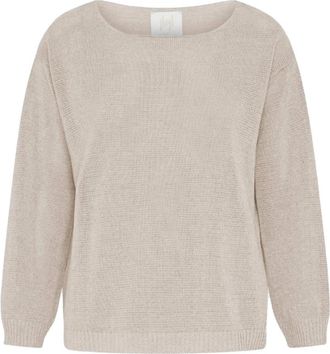 Marella Elegante Vest - Dames - Ronde hals truien - Grijs - M - Truien & Vesten
