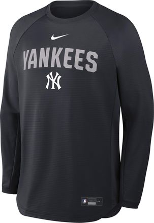 Nike New York Yankees Authentic Collection Nike Mens Dri-FIT Pullover Crew in Blue | 04H211L5NK-7PG
