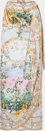 Camilla Printed Wrap Maxi Sarong