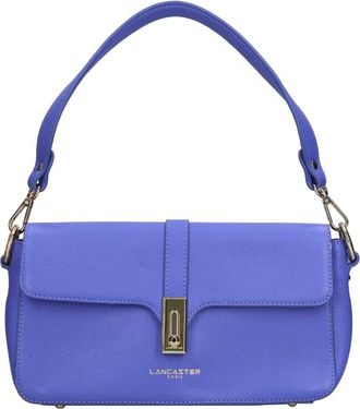 Lancaster Dames, Tassen, Blauw, Maat: ONE Size Leer