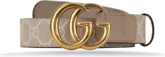 Gucci GG Marmont Riem - Dames - Riemen - Beige - 70 CM - Leer - Accessoires