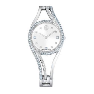 Swarovski Hyperbola Quartz Crystal Silver Dial Ladies Watch 5715463