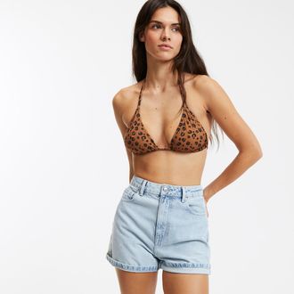 La Redoute Collections Bikini-BH met luipaardprint