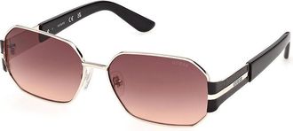 Guess GU00356 32T Womens Sunglasses Gold Size 58