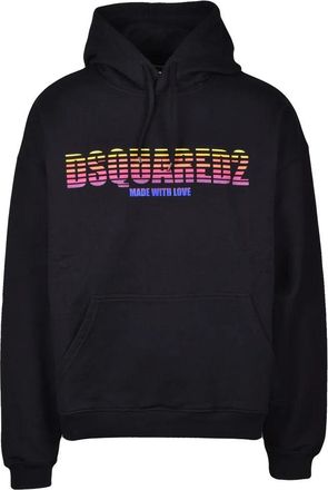 Dsquared2 Cotton Hoodie - Black