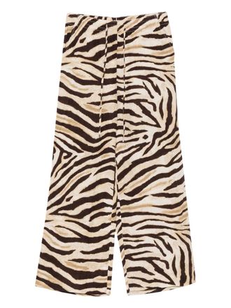 Lauren Ralph Lauren zebra-print trousers - Neutrals