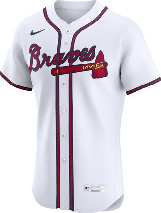 Nike Ronald Acuña Jr. Atlanta Braves Nike Mens Dri-FIT ADV MLB Elite Jersey in White | 9B10AWHOAW9-871