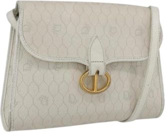Dior Pre-owned Cross Body Bags, female, White, Size: ONE SIZE Pre-owned Vintage Shoulder Bag