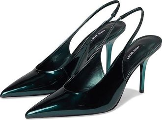 Nine West Palomma Womens Shoes Teal Mirror Metallic : 5.5 M, Synthetic