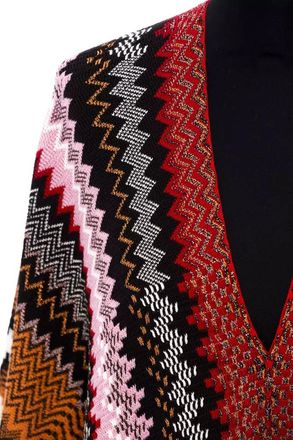 Missoni Multicolor Wool Women Poncho Clothing