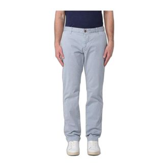 Blauer Pantalones Chino de Algod&oacute;n El&aacute;stico - Trousers - Hombre - Azul - W36