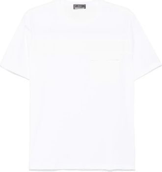 Herno T-shirt con logo goffrato - Bianco