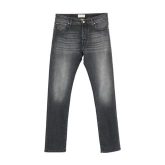 Jacob Cohen Jacob Cohen Jeans Grijs - Heren - Slim Fit Jeans - Grijs - W33 - Denim - Jeans