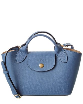 Longchamp &Eacute;pure Leather Mini Satchel