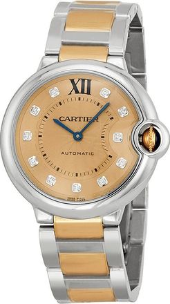 Cartier Pre-owned Cartier Ballon Bleu de Cartier Automatic Diamond Ladies Watch WE902054