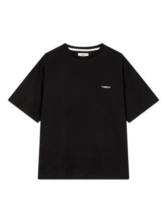 STUDIO TOMBOY logo-print T-shirt - Black