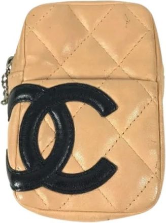 Chanel Pre-owned Mini Bags, female, Beige, Size: ONE SIZE Pre-owned Cigar Case