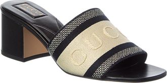 Gucci Web Canvas Mule