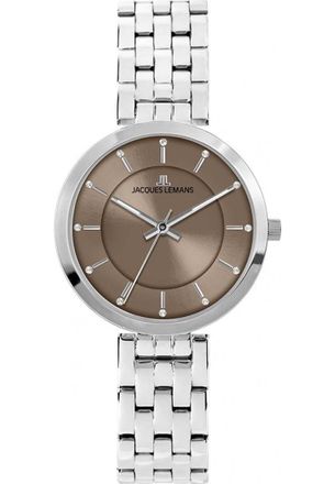 Jacques Lemans Womens 1-2211B Ladies Milano Watch - Silver - One Size