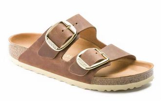 Birkenstock Womens Arizona Big Buckle Sandal In Cognac