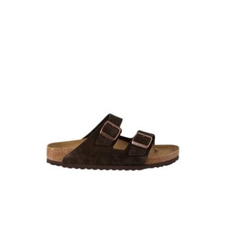 Birkenstock Sliders, male, Brown, Size: 11 US Sandali