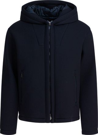 Herno Short Scuba Coat Jackets And Coats Blu-Uomo