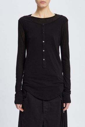 Ann Demeulemeester Vero Double Layer Serafino Top