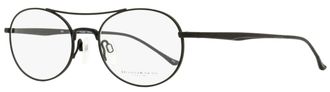 DKNY DO1001 Oval Metal Eyeglasses - Black