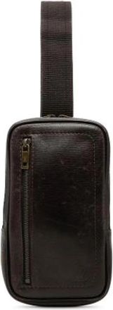 Louis Vuitton Pre-owned Sioux Schoudertas - Dames - Vintage Schoudertas - Bruin - ONE Size - Leer - Vintage