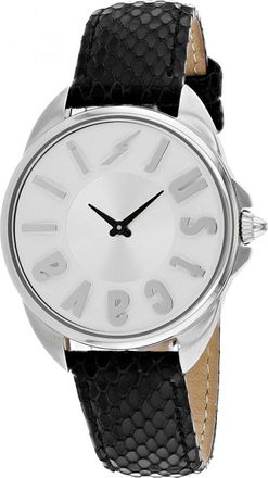 Just Cavalli Womens JC1L008L0015 Ladies Logo Watch - Silver - One Size