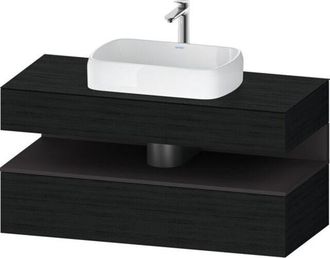 Duravit Duravit Qatego Consola Mueble Bajo Lavabo, 1 Extra&iacute;ble, 1 Caj&oacute;n