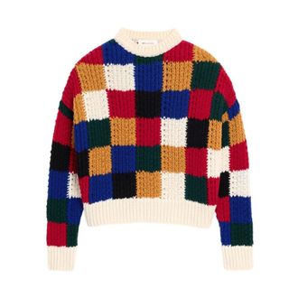 Ami Kn0217 Crewneck Sweater - Heren - Truien - Veelkleurig - Maat: S Zijde