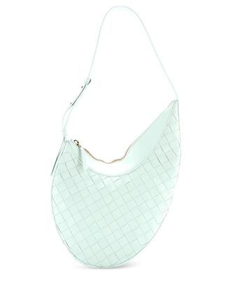 Bottega Veneta Drop Intrecciato Nappa Small shoulder bag - women - Calf Leather - One Size - Green