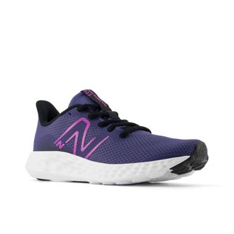 New Balance Laufschuh NEW BALANCE 411, Damen, Gr. 38, schwarz (dream state), Synthetik, Textil, Schuhe Laufschuh