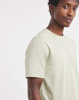 Jacamo Pure Cotton Crew Neck T-Shirt Long