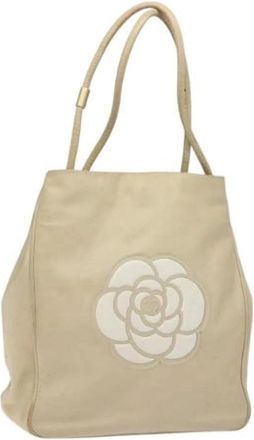 Chanel Pre-owned Leather chanel-bags - Dames - Vintage Shopper - Beige - ONE Size - Vintage